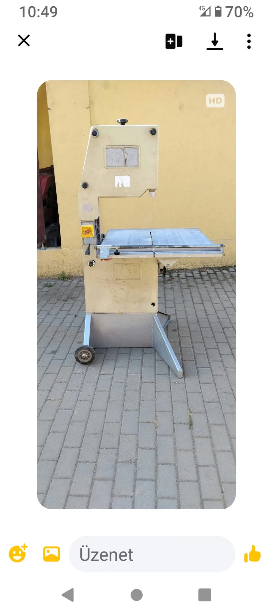 Ytong vágó szalagfűrész