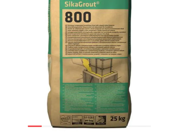 Sika Grout 800 nagyteljesítményű hézagkompenzált kiöntőhabarcs