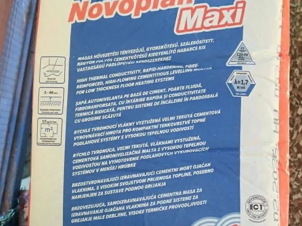 Mapei Novoplan Maxi aljzatkiegyenlítő (25 kg/zsák)