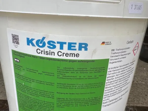 Crisin creme Utólagos vízszigetelés