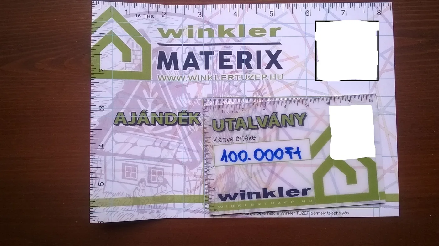 Cemix építőanyag utalvány