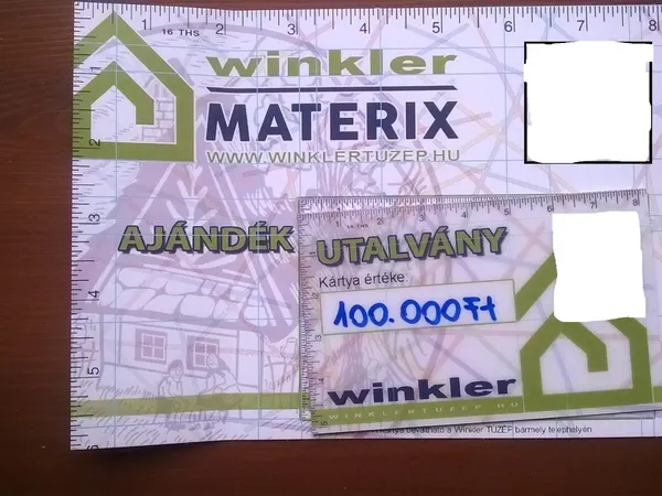 Cemix építőanyag utalvány