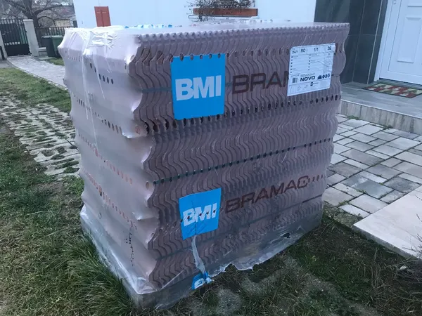 Bramac Római alapcserép, rubinvörös