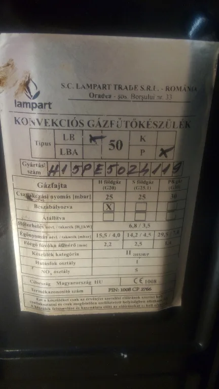Használt konvektor