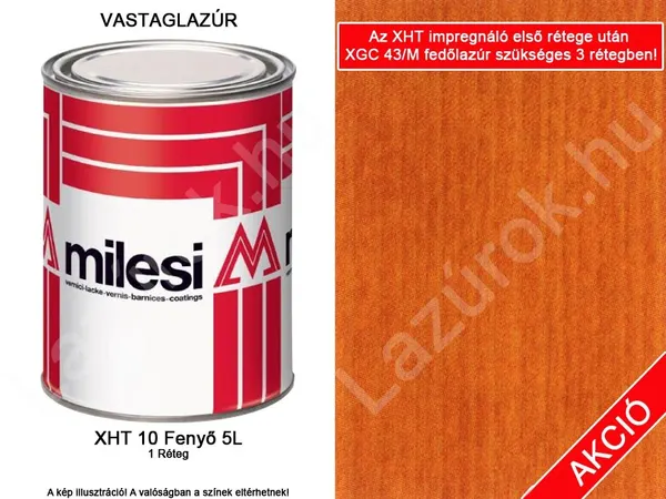 Milesi Hydrocrom XHT 10 fenyő színű gombamentesítő 5l