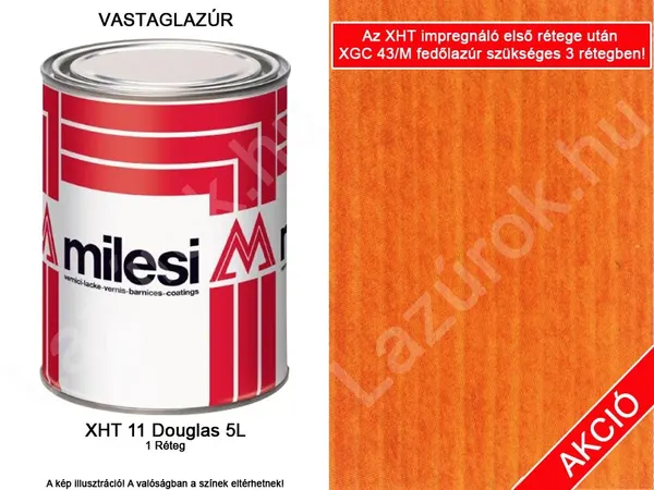 Milesi Hydrocrom XHT 11 douglas színű gombamentesítő 5l