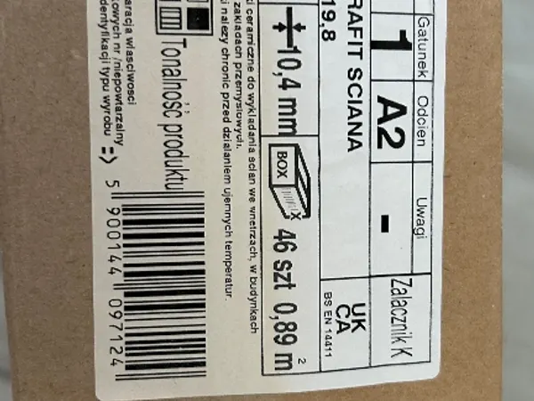 PARADYZ NATURA GRAFIT KAFEL 9,8X19,8 CSEMPE