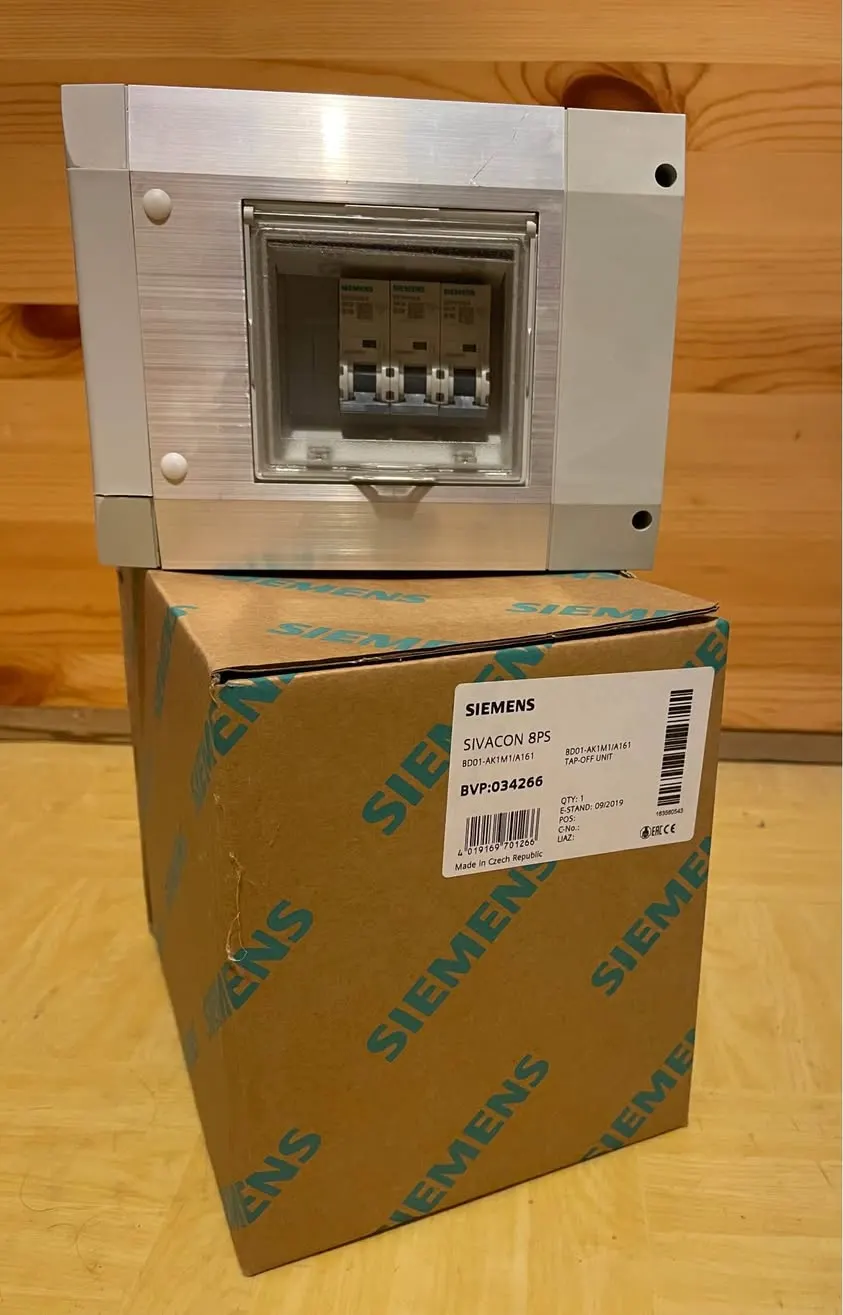 Siemens Sivacon 8PS leágazó doboz, BD01-AK1M1/A161, 16 A, új