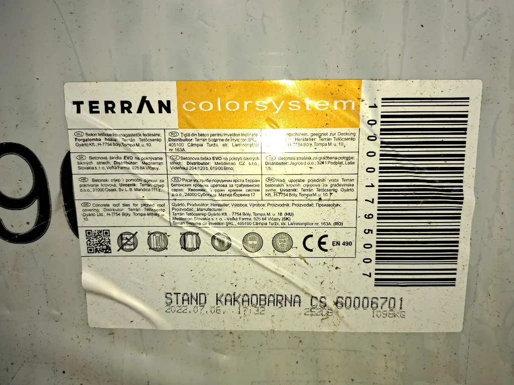 Terrán alapcserép