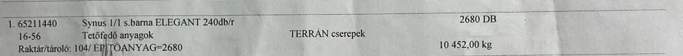 Terrán Synus Elegant sötétbarna