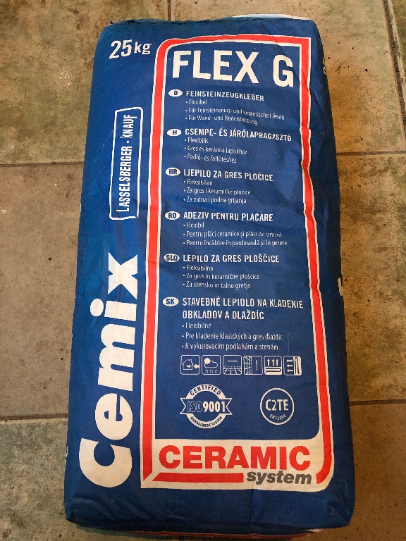 Csemperagasztó flexibilis Cemix Flex G
